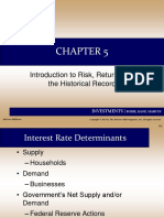 Introduction To Risk, Return, and The Historical Record: Investments
