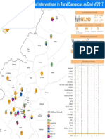 Map of Static Facilities and Interventions in Rural Damascus As End of 2017