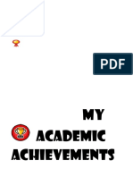 My Academic Acievemmsd
