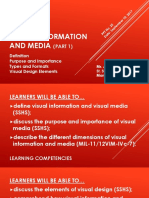 Media and Information Literacy (MIL) - Visual Information and Media (Part 1)
