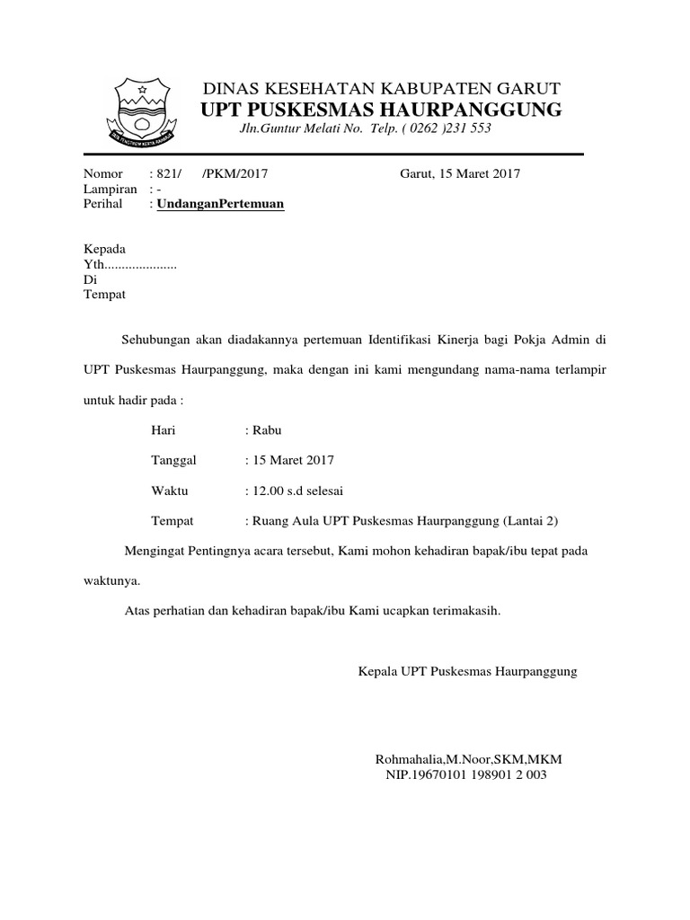 Surat Undangan ADMEN Surat Undangan ADMEN