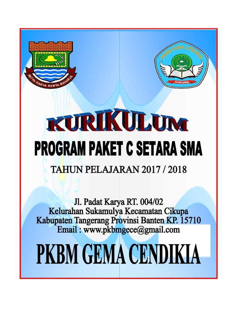 Kurikulum Paket C PKBM Gema Cendikia | PDF