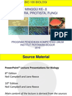 BIO100 Kuliah 8 Prokariot and Protista