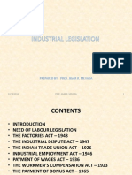 Industrial Legislation