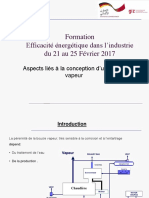 Formation Efficacité Énergétique Dans L'industrie - Aspects Liés À La Conception D'un Réseau Vapeur