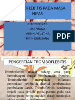 Tromboflebitis Pada Masa Nifas