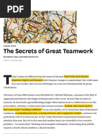 The Secrets of Great Teamwork