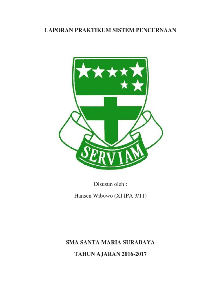 Laporan Praktikum Sistem Pencernaan | PDF