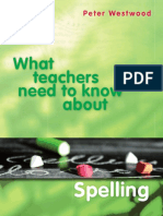 (Peter Westwood) What Teachers Need To Know About