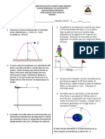 Movimientos circulares y proyectiles