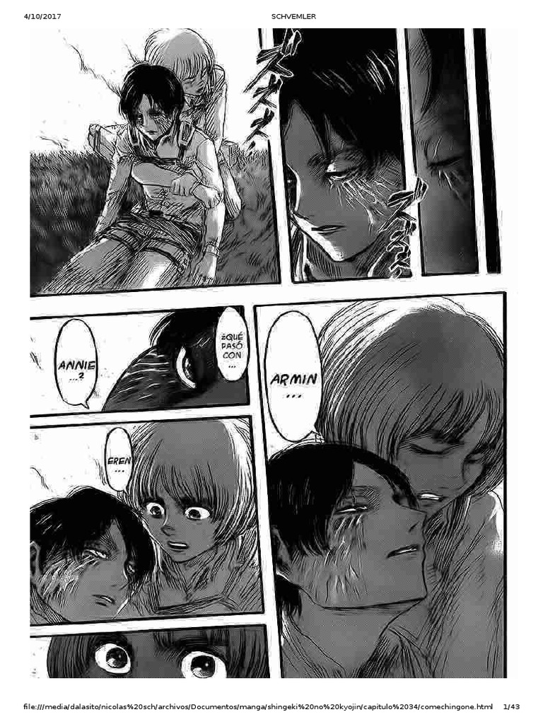 Shingeki No Kyojin Cap 34 | PDF