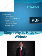 BHS Inggris Bioghraphy Jokowi