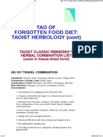Tao of Forgotten Food Diet - Taoist Herbology 2