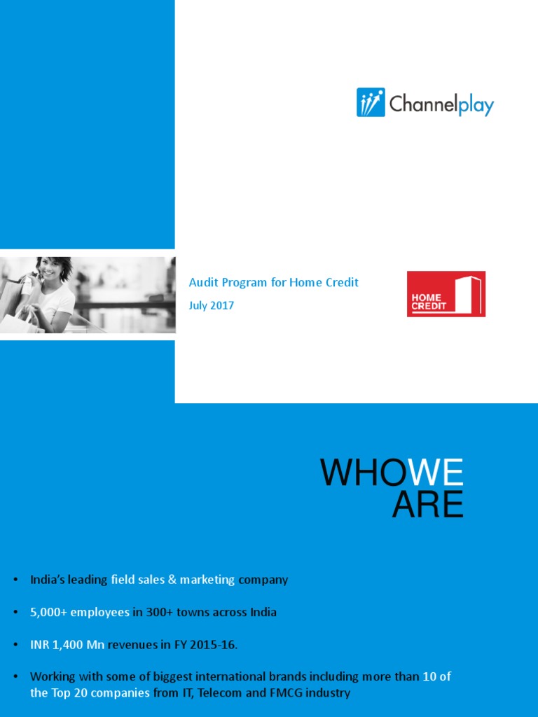 Home Credit Proposal v1 | PDF | Audit | Retail