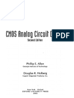 CMOS Analog Circuit Design 0198071892 PDF