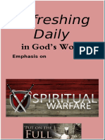 Emphasis On "Spiritual Warfare"   March 2018