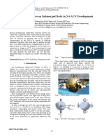 A Study of Drift Force On Submerged Body in X4-AUV Development