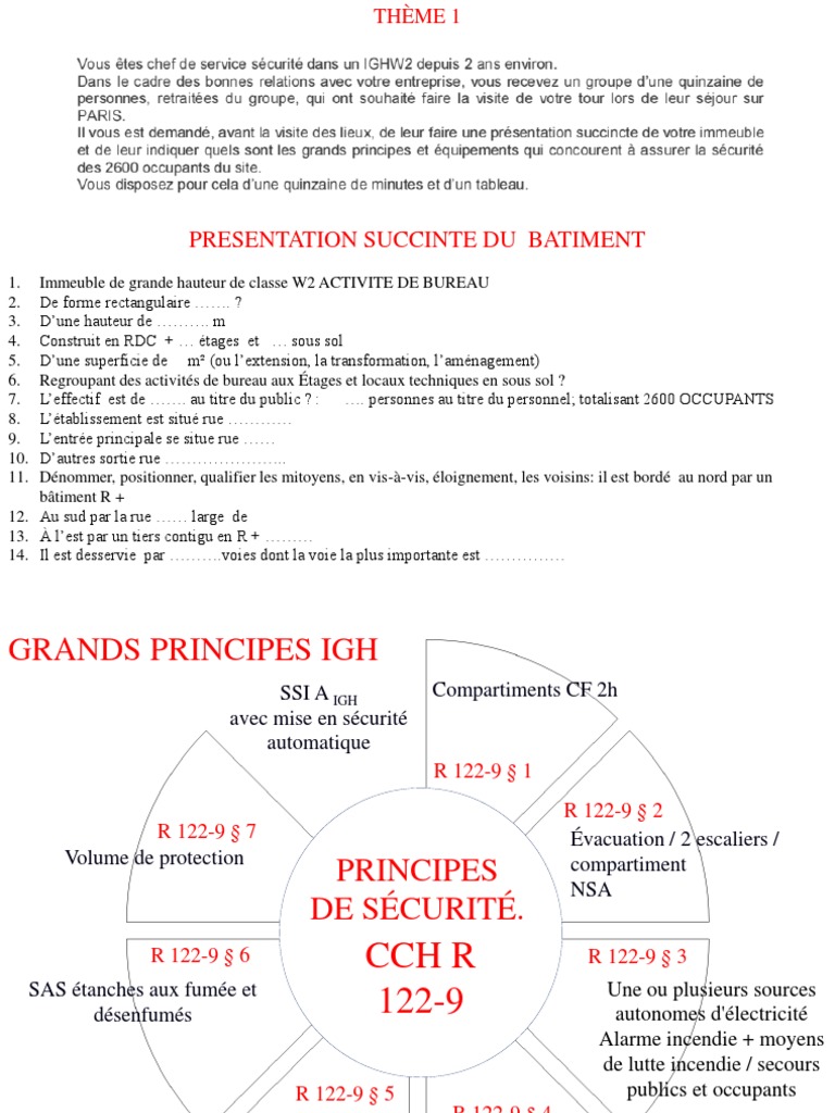 Qcm Cqp Aps Questions Possibles à L examen 2021 Oral Ssiap3 1 | PDF | Parking | Business