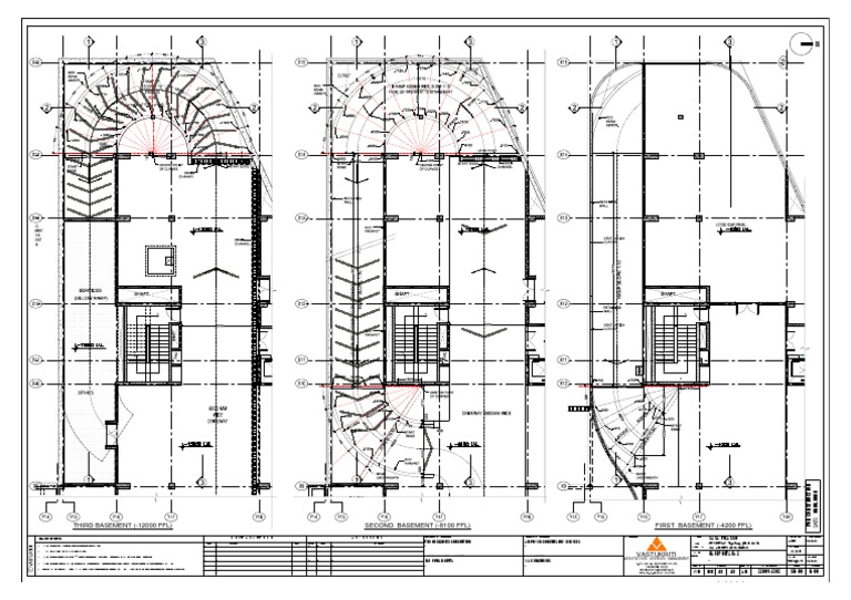 Second Basement (-8100 FFL) First Basement (-4200 FFL) Third Basement ...