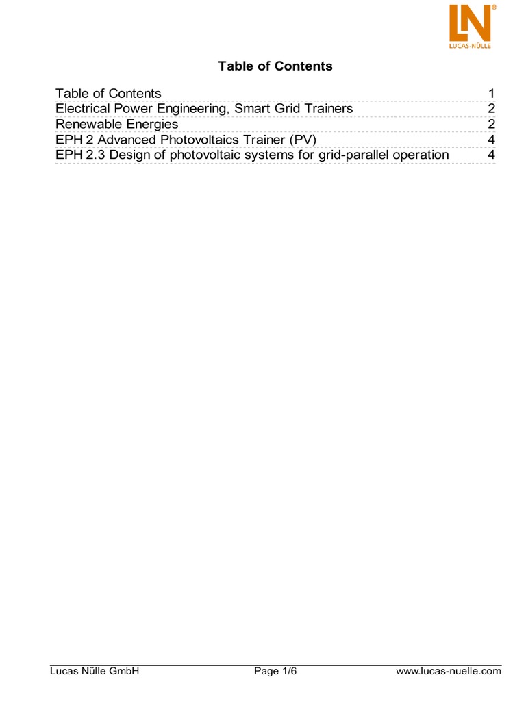 Smart Grid & Renewable Energy Trainers | PDF | Photovoltaics ...