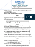 Consumer Behaviour Test