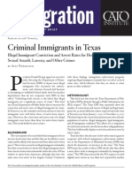 Criminal Immigrants in Texas