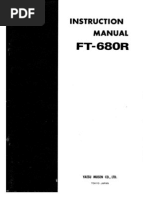 Download Yaesu FT-680R Instruction Manual by Yayok S Anggoro SN37245740 doc pdf