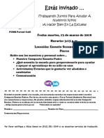 Invitation 3-13-18 PCMS Spanish