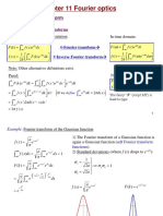 Fourier Optics Fundamentals