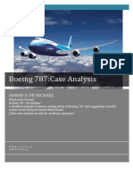Boeing 787:case Analysis: Ashish Jude Michael