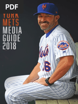 2018 Nym Media Guide New York Mets Manhattan - 