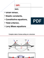 Stress Tensor Strain Tensor UG