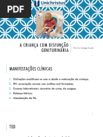 A Criança Com Disfunção Geniturinária