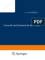 J. Von Uexküll Dr. Med. H. C. (Auth.) - Umwelt Und Innenwelt Der Tiere-Springer-Verlag Berlin Heidelberg (1921)