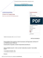 Propiedades Psicométricas Del Inventario de Depresión de Beck-II en Adolescentes Chilenos