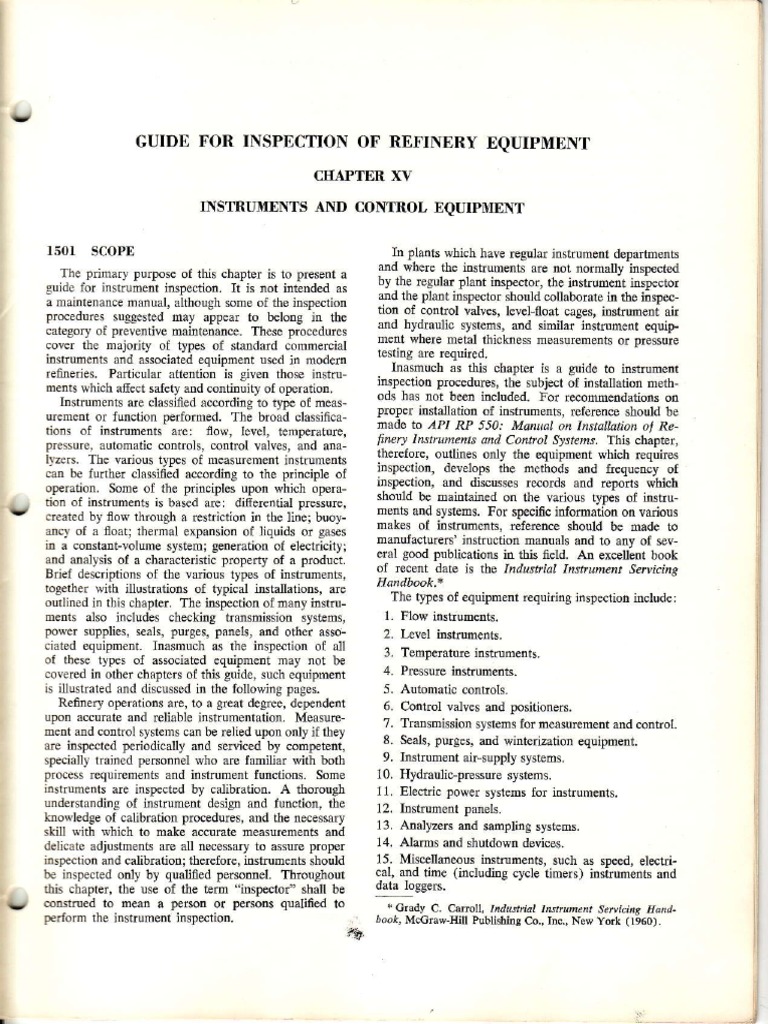 Inspection Instrument&Control Equipment | PDF | Calibration | Pressure ...