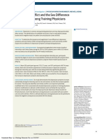 Work-Family Conflict and The Sex Difference in Depression Among Training Physicians 1: 7