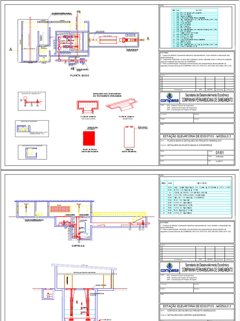 Estacao Elevatoria Agua, PDF, Bomba