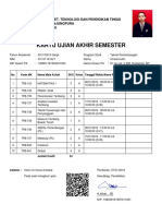 Kartu Ujian Akhir Semester - D1101141021