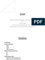 Global System For Mobile Communication BY Rajesh Gupta Amity School of Engineering & Technology Department of Computer Science and Engineering