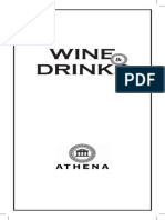 Wine Menu - Athena Bristol
