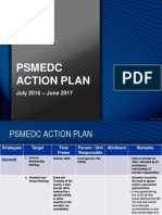 Psmedc Action Plan 2016-2017 As of 2.21.17