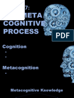 Lesson 17:: The Meta Cognitive Process