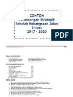 Contoh Perancangan Strategik SKJ4 2017 - 2020