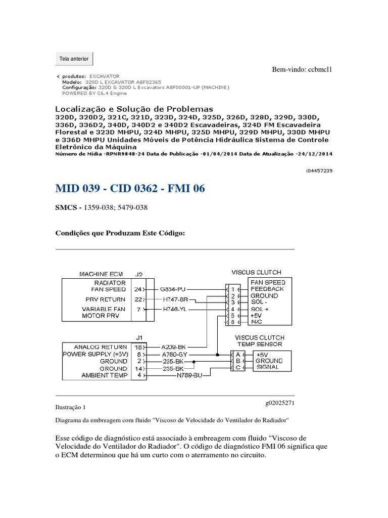 Diagnóstico de Falhas em Escavadeiras 320D | PDF | Science