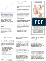 Tratamiento y síntomas de la bronquitis aguda y crónica