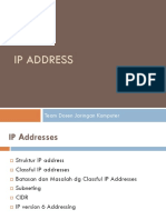 Ip Address: Team Dosen Jaringan Komputer