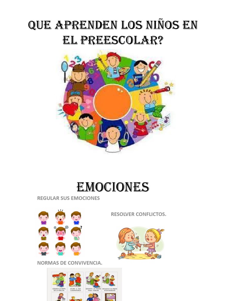 Aprendizajes Clave en Preescolar | PDF | Educación de la primera ...