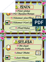 Jadual Bertugas Kelas