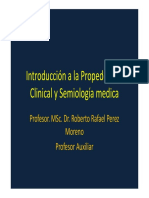 Introducción a la Propedéutica Clínica y Semiología Médica